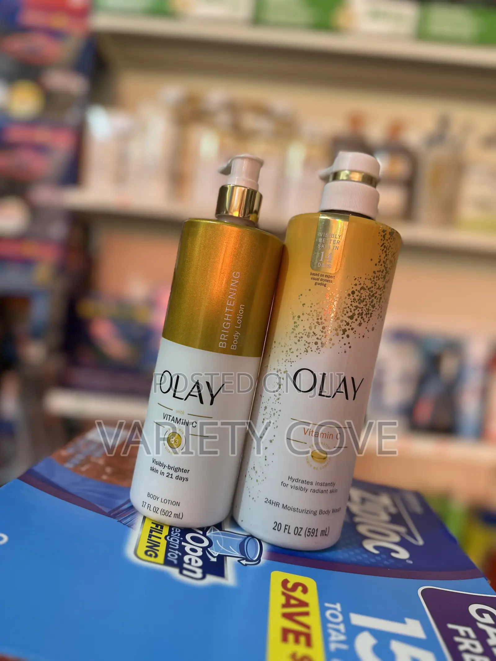 Olay Hydration Wash and Body Lotion