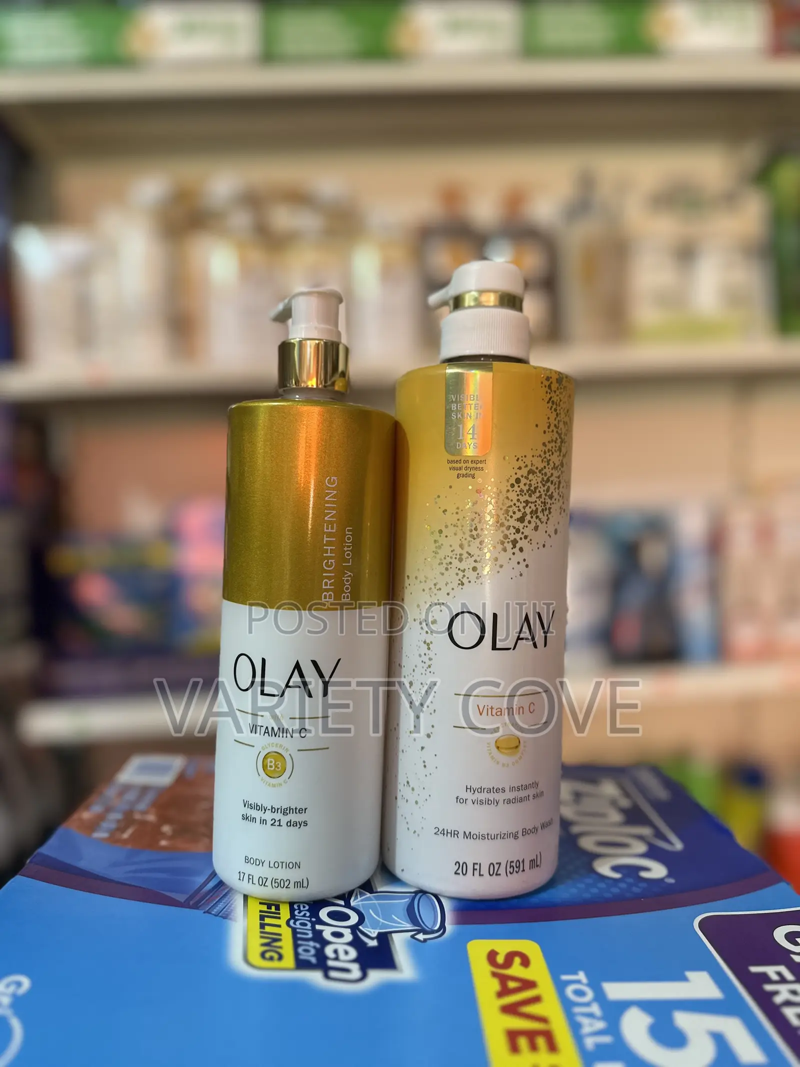 Olay Hydration Wash and Body Lotion