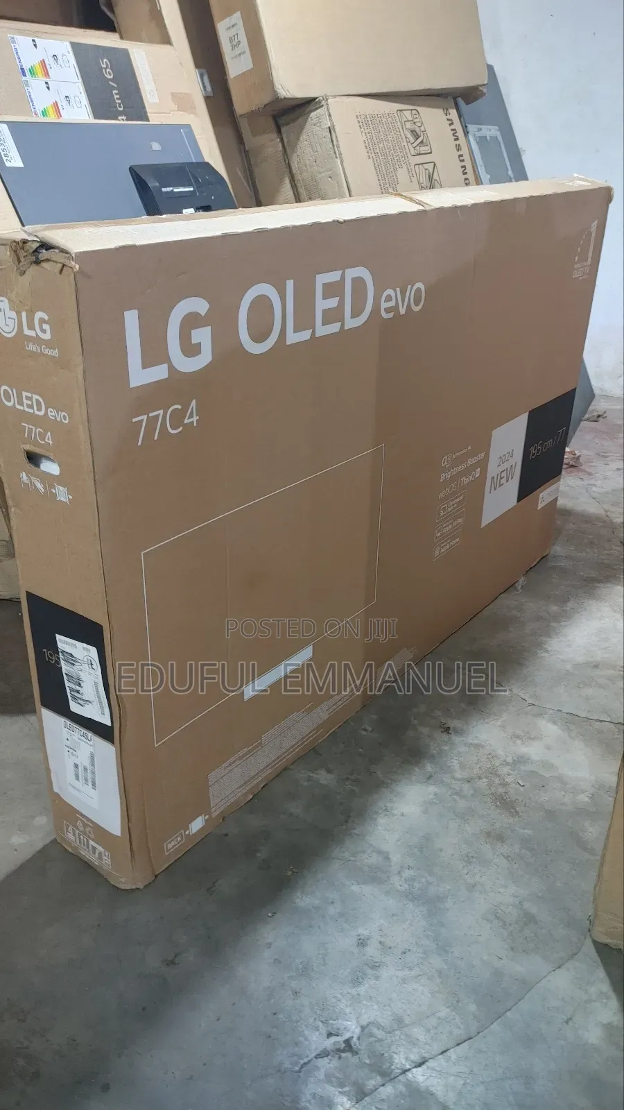 LG 77" Evo Oled C4 2024/2025 Uhd Smart Apple Airplay