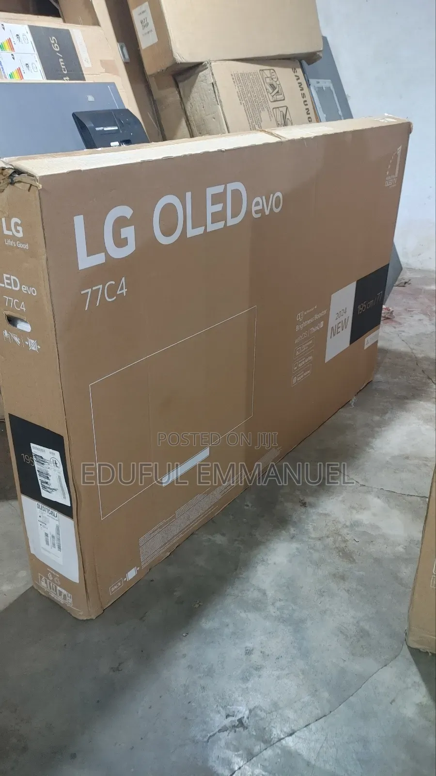 LG 77" Evo Oled C4 2024/2025 Uhd Smart Apple Airplay