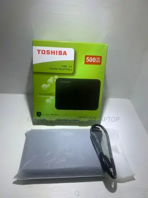 500GB External Toshiba Hard Drive