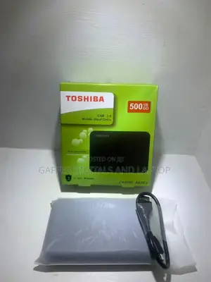 500GB External Toshiba Hard Drive