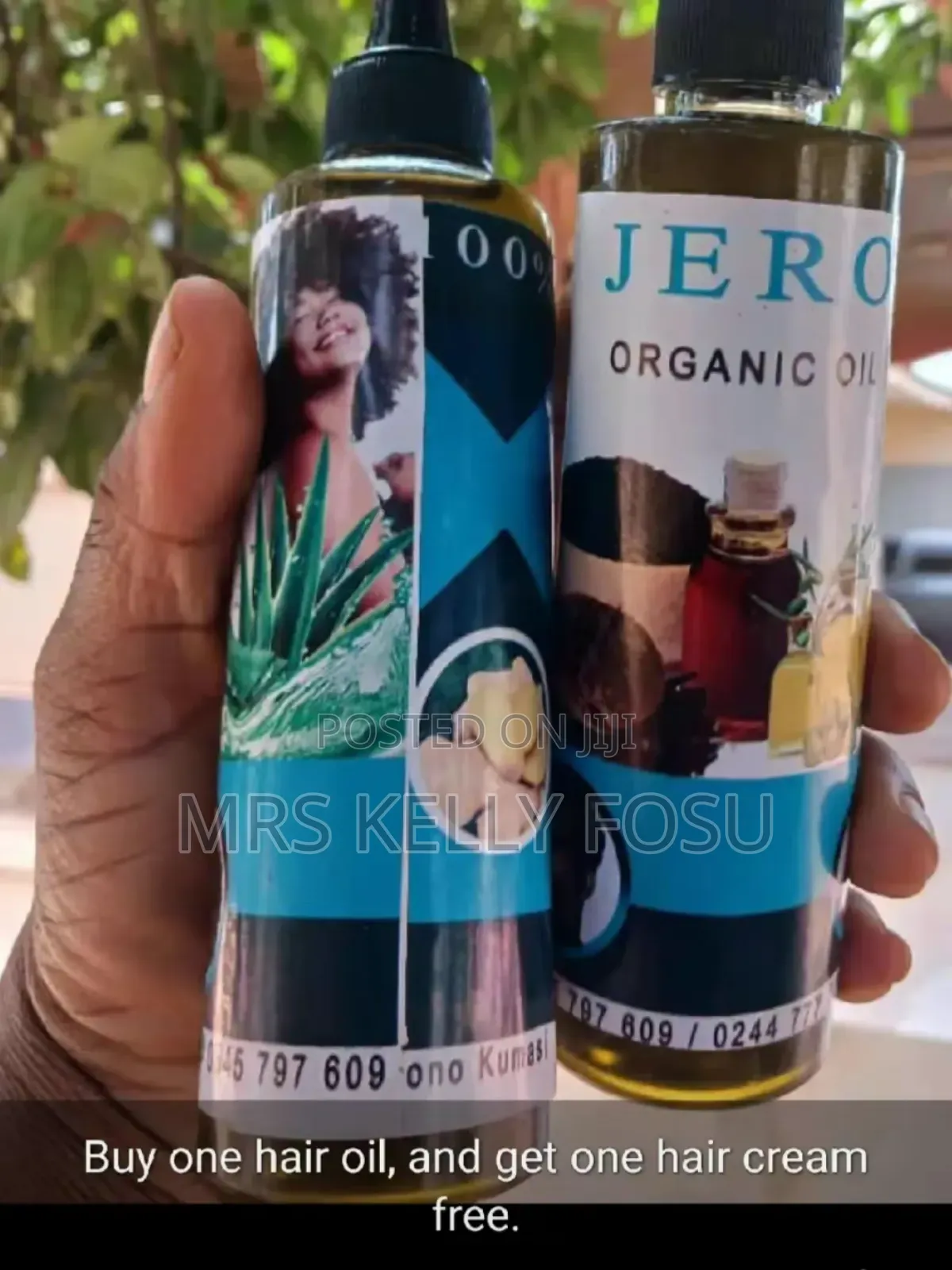 Jero Organic Hair Oil