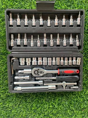 46 Piece Tool Sets, Wrench, Pawl,Socket, Ratchet,Screwdriver