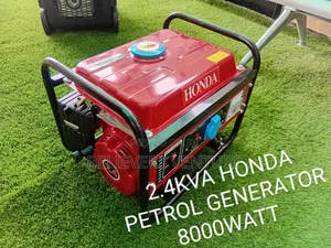 Excellent 2.4kva Honda Red Coloured Generator New