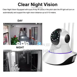 Wireless Ip Camera 360 View Rotatable Hd Wifi CCTV