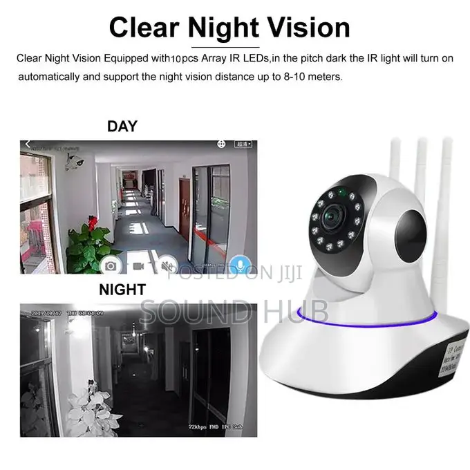 Wireless Ip Camera 360 View Rotatable Hd Wifi CCTV