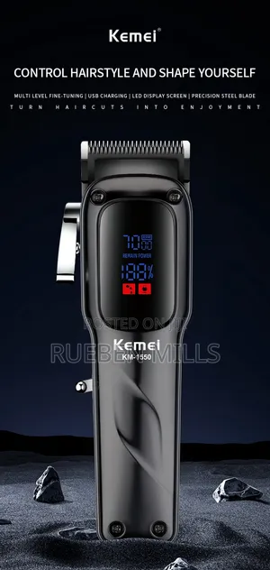 Rechargeable USB Interface Hair Cutting Barbering Machine