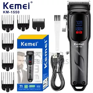 New Design Kemei KM1550 All Metal Cordless Barbering Machine
