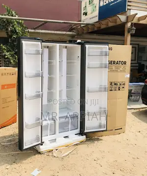 Samsung Rs57dg4000b4 Side by Side Electric Fridge(Gray).