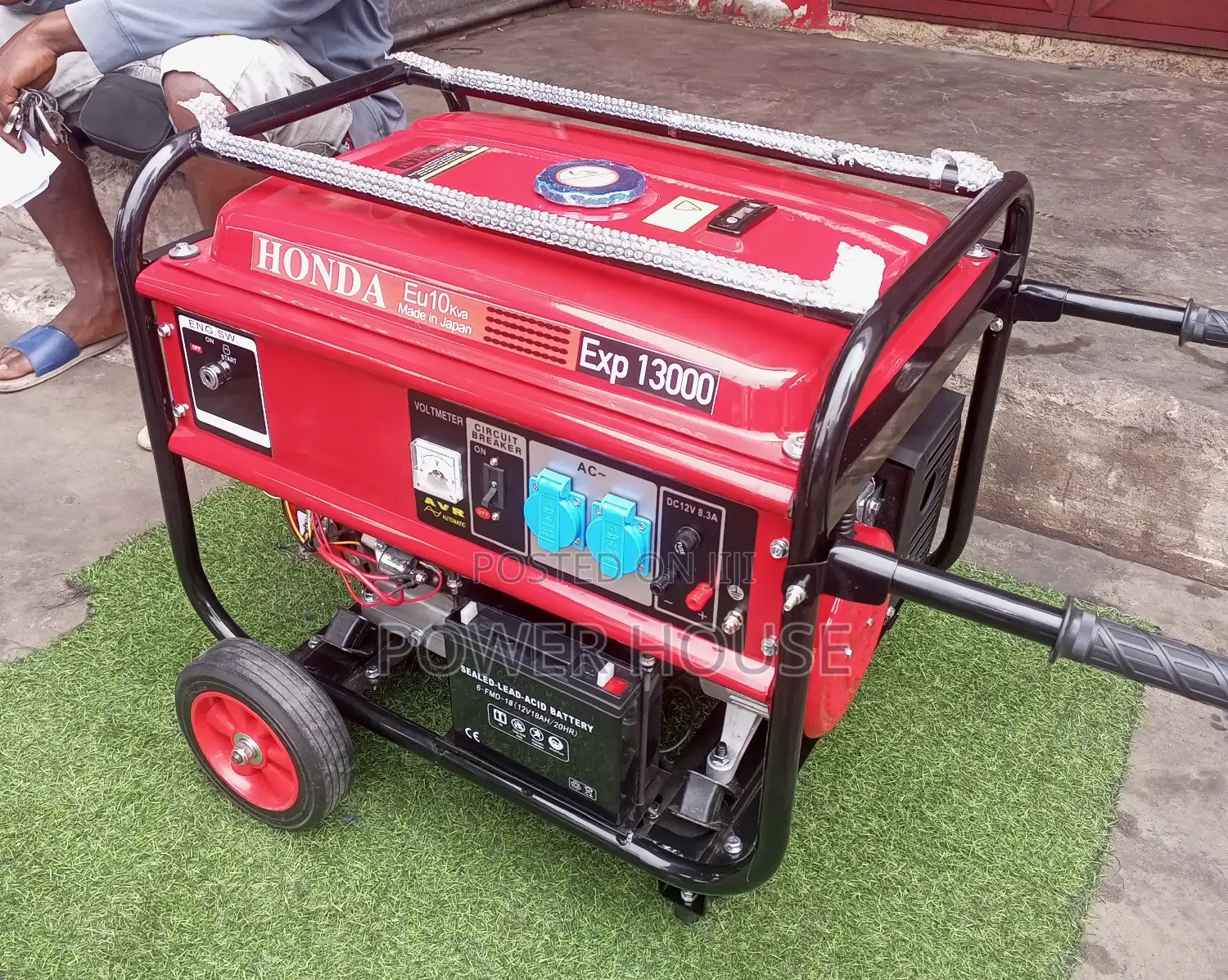 Previous Red Generator Honda 10kva 13000w 230v Generator