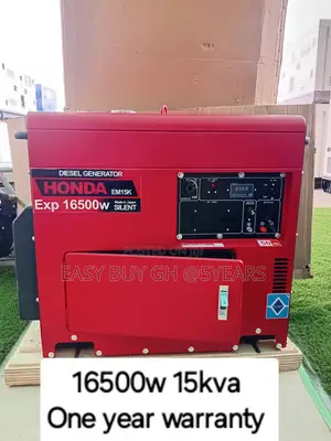Dependable Honda Generator 15kva 16500watt