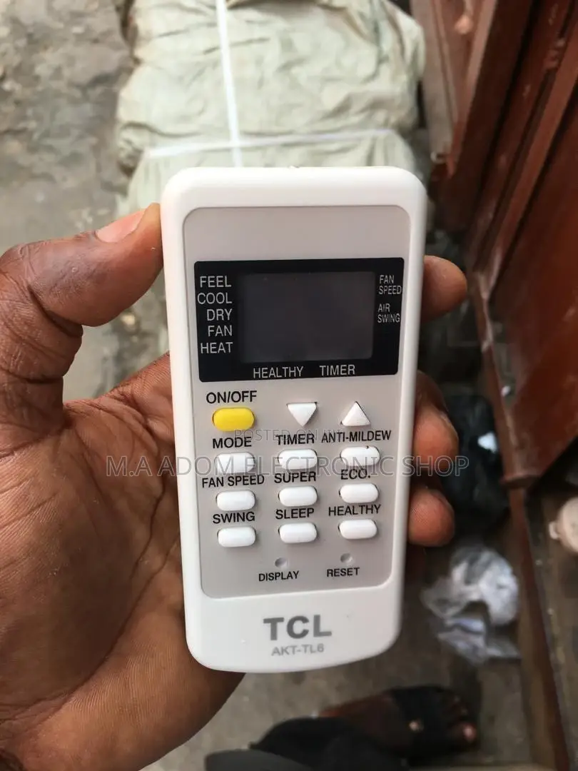 TCL AC Remote: Your Personal Climate Controller.