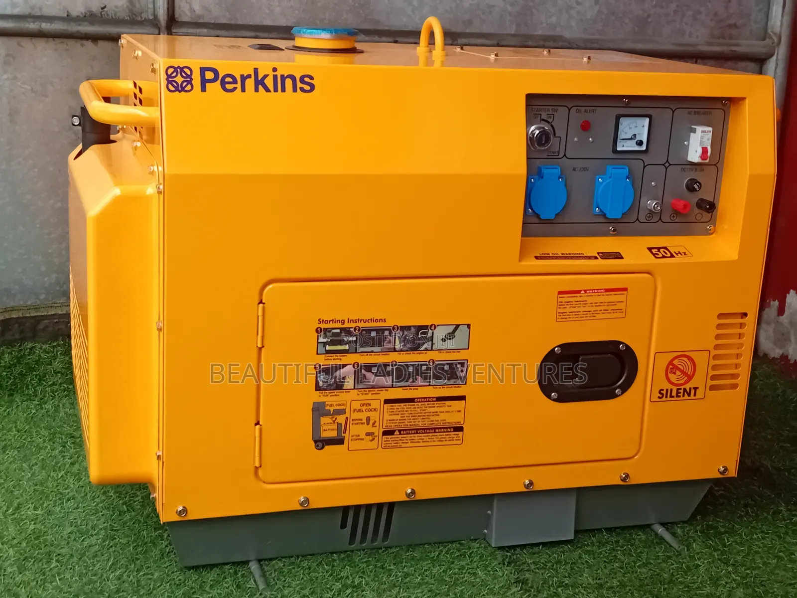 Brand New Yellow Generator 10kva Perkins Generator