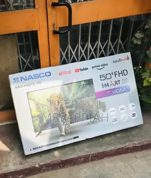 Affordable Nasco 50” Uhd Smart Screen Television(Black).