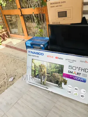 Latest Nasco 50 Inch Uhd Smart Screen Television(Black)