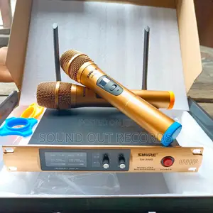 Shure Sh 300G 2in1 Wireless Microphone Gold