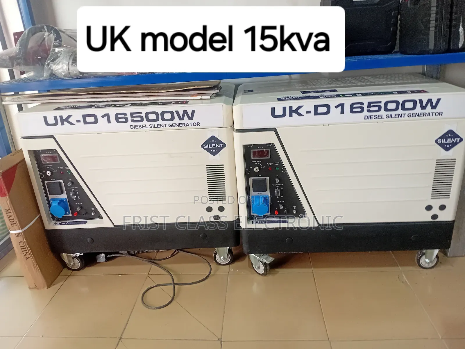 UK Model 15kva 16500wax Generator DIESEL Silent Engine