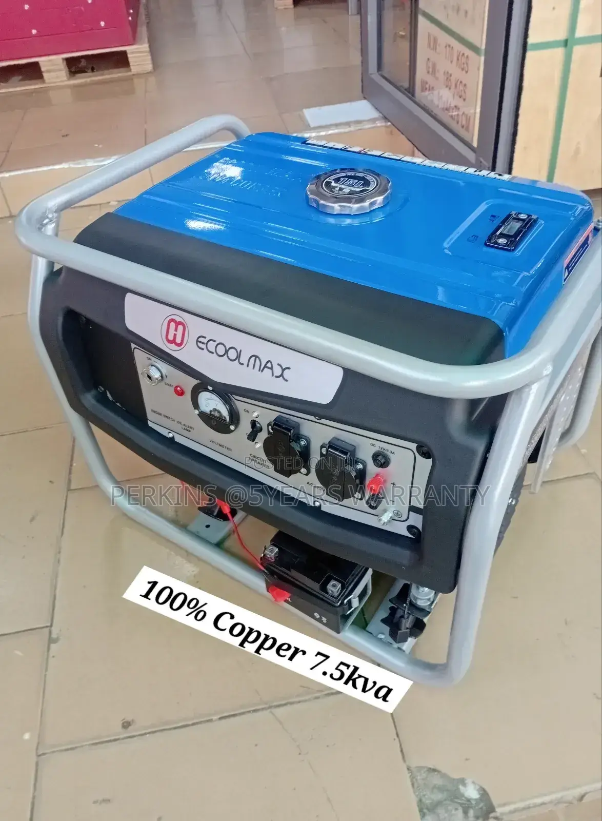 Stronger Power 7.5kva 8500watt Ecoolmax Pertol Generator Jap
