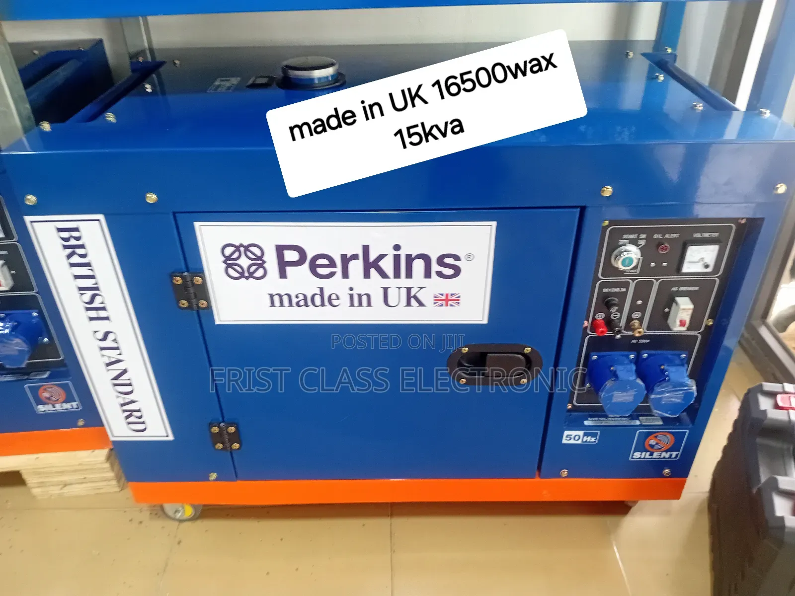 British Made Generator 15kva 16500wax Disel Perkins