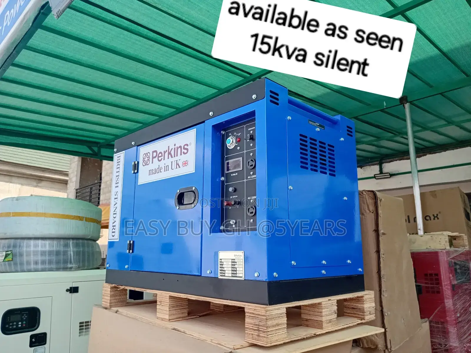 Smart Panel Perkins Diesel Generator 15kva Easy to Operate