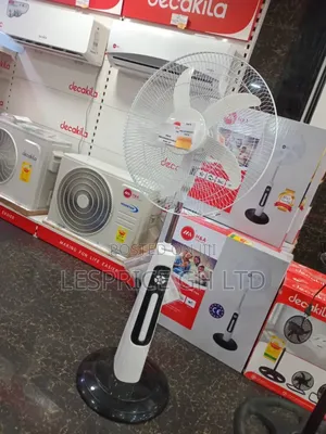 Portable H a 18" Rechargeable Stand Fan!