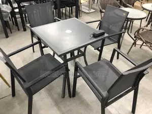 Foreign Quality Outdoor Table With Four Chairs