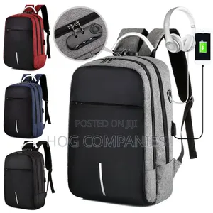 Anti-Theft Usb Charging Port Backpack With Combination Lock