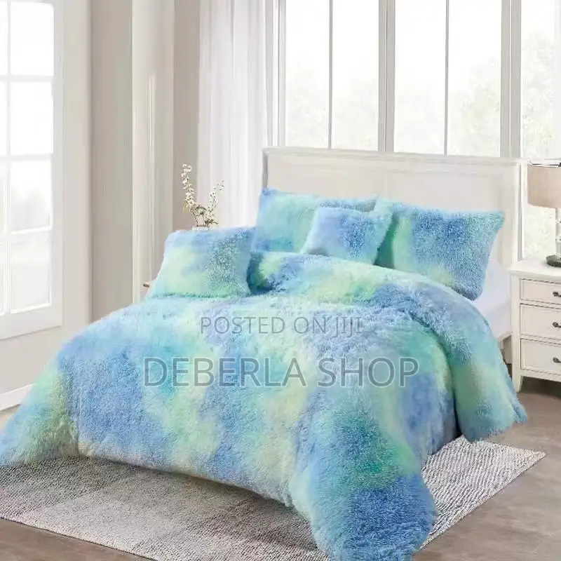Fluffy Duvet Set Plain