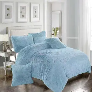 Fluffy Duvet Set Plain