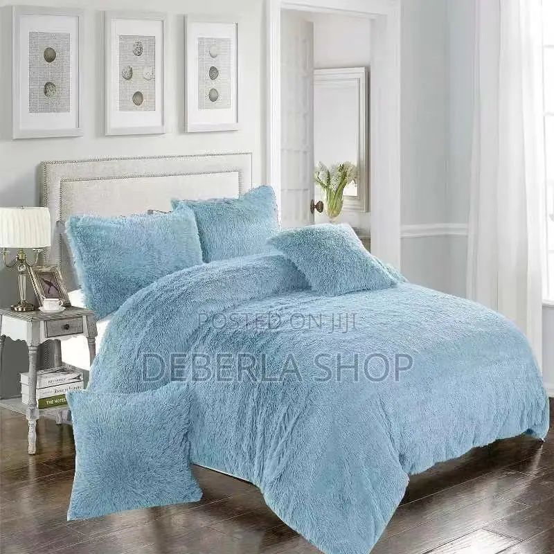 Fluffy Duvet Set Plain