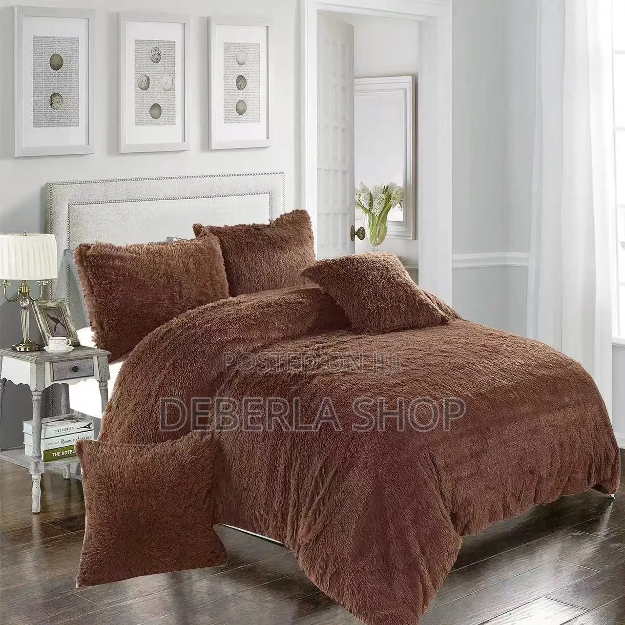 Fluffy Duvet Set Plain