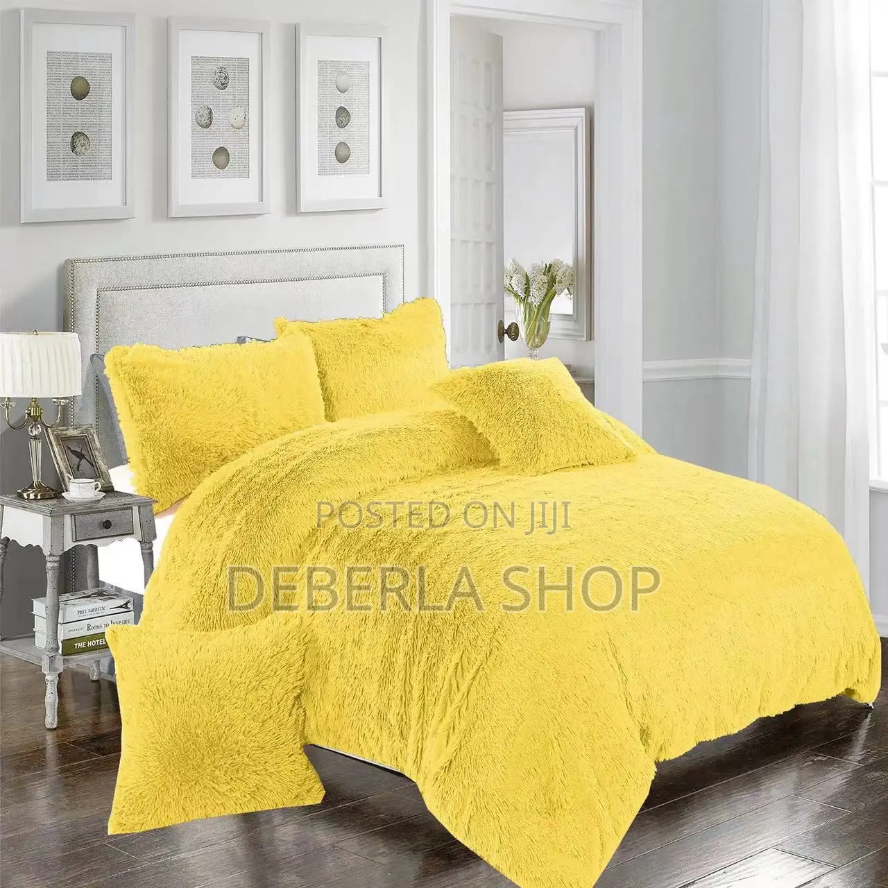 Fluffy Duvet Set Plain