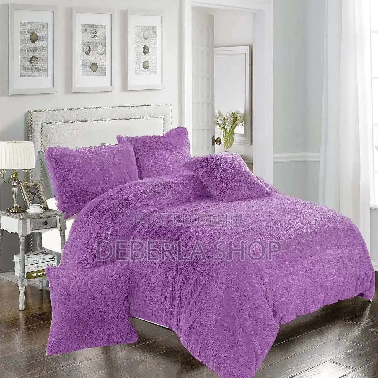 Fluffy Duvet Set Plain