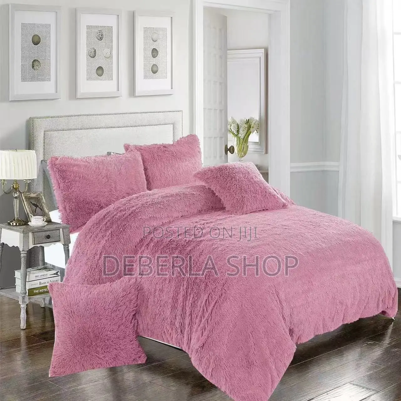 Fluffy Duvet Set Plain