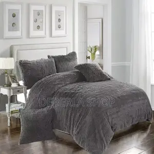 Fluffy Duvet Set Plain