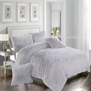 Fluffy Duvet Set Plain