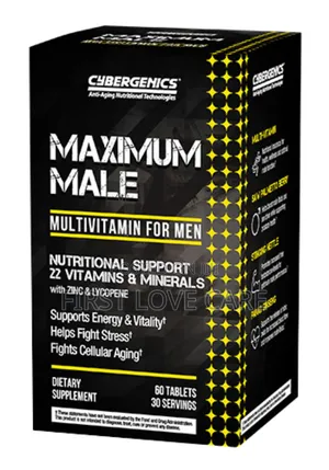 Cybergenic Maximum Male Multivitamin for Men