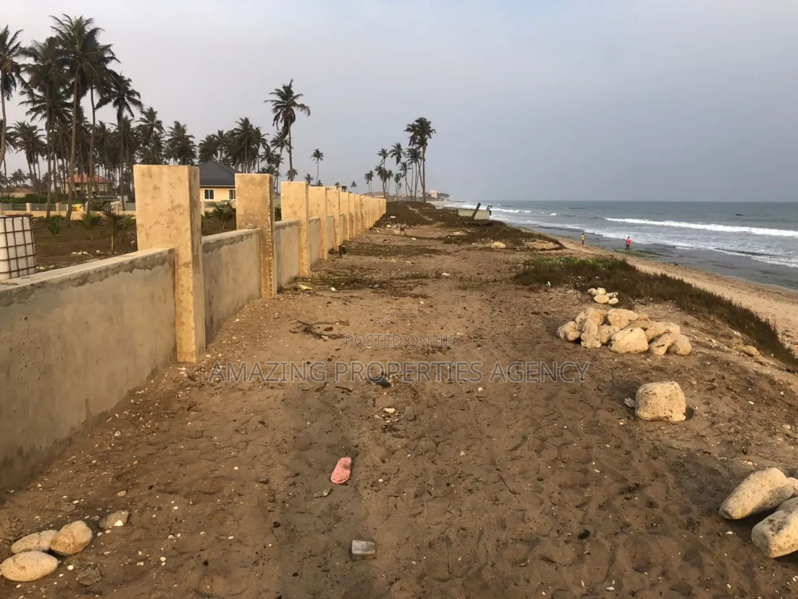 14 Plots of Beachfront Land for Sale at Prampram