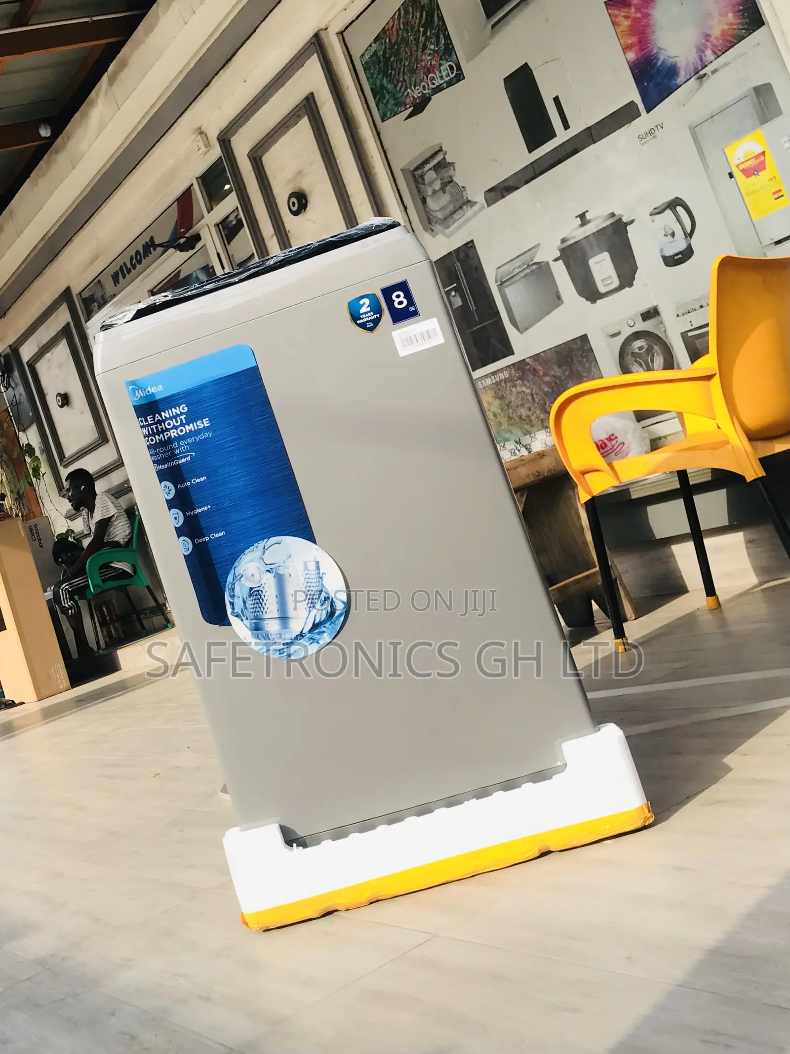 Full Automatic Midea 8kg Topload Smart Washingmachine