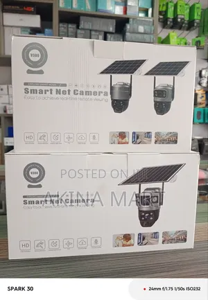4g Solar Two Screens Camera Dual Lens Solar Camera