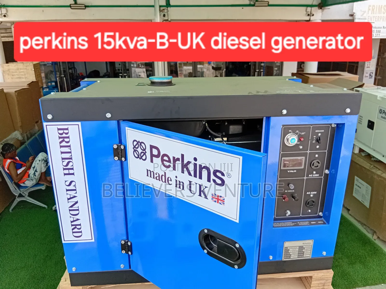 15kva Perkins Diesel Generator Keystart Generator