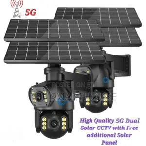 Smart 5g Solar Dual CCTV Camera (Support All Sim Card)