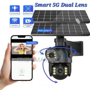 Smart 5g Solar Dual CCTV Camera (Support All Sim Card)