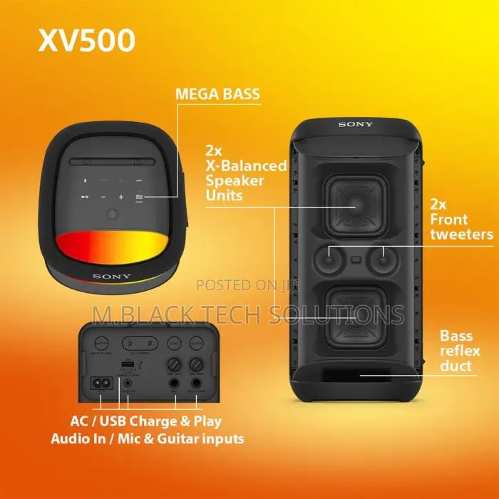 Sony XV500 X-Series Wireless Party Speaker