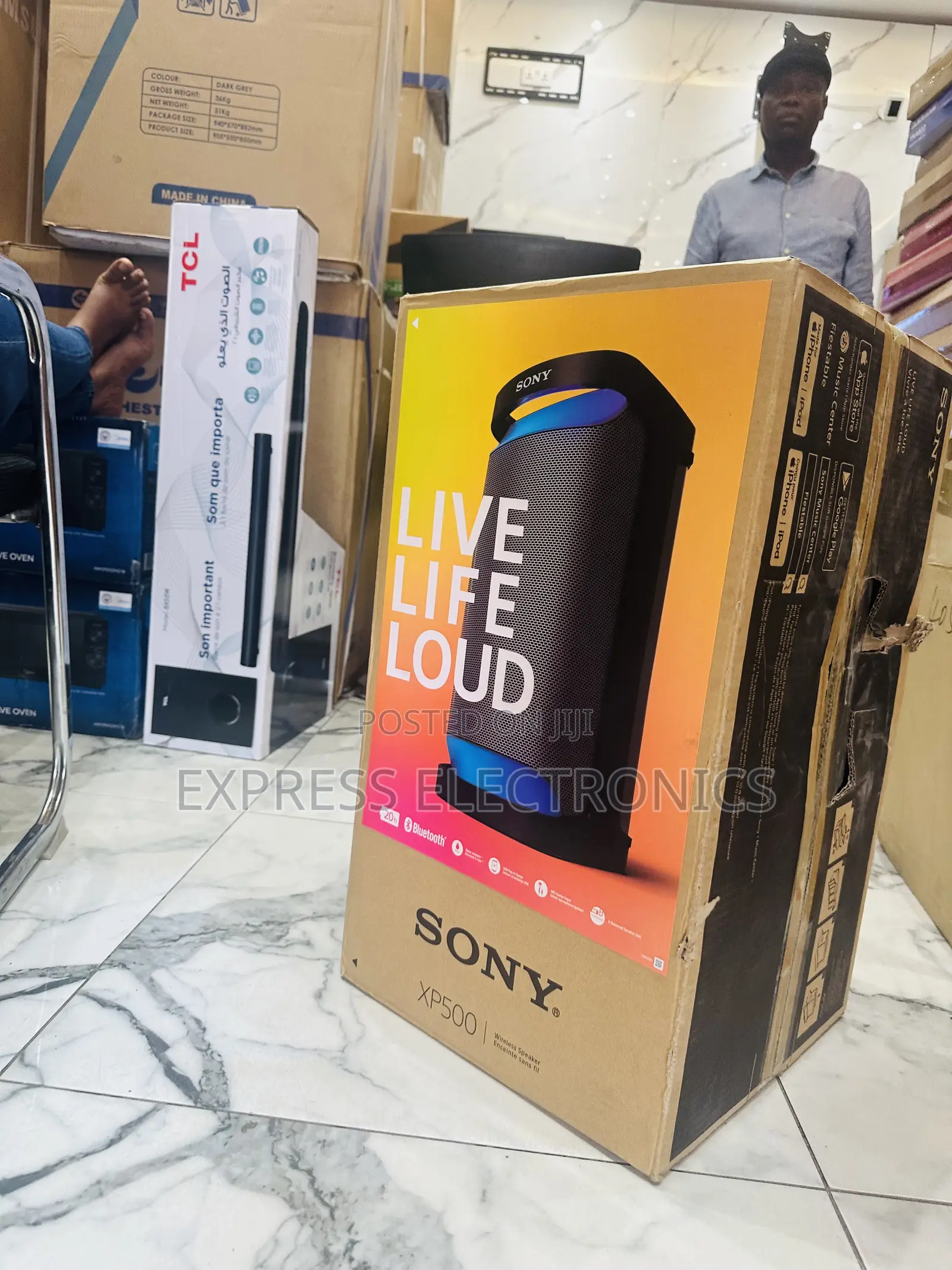 Echo Elegance Sony XP500 Bluetooth Speaker