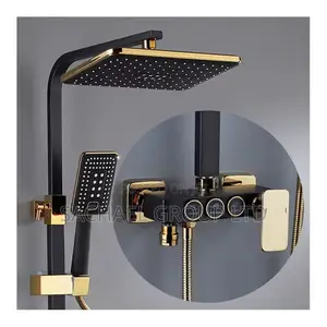 Black and Gold Shower Mixer