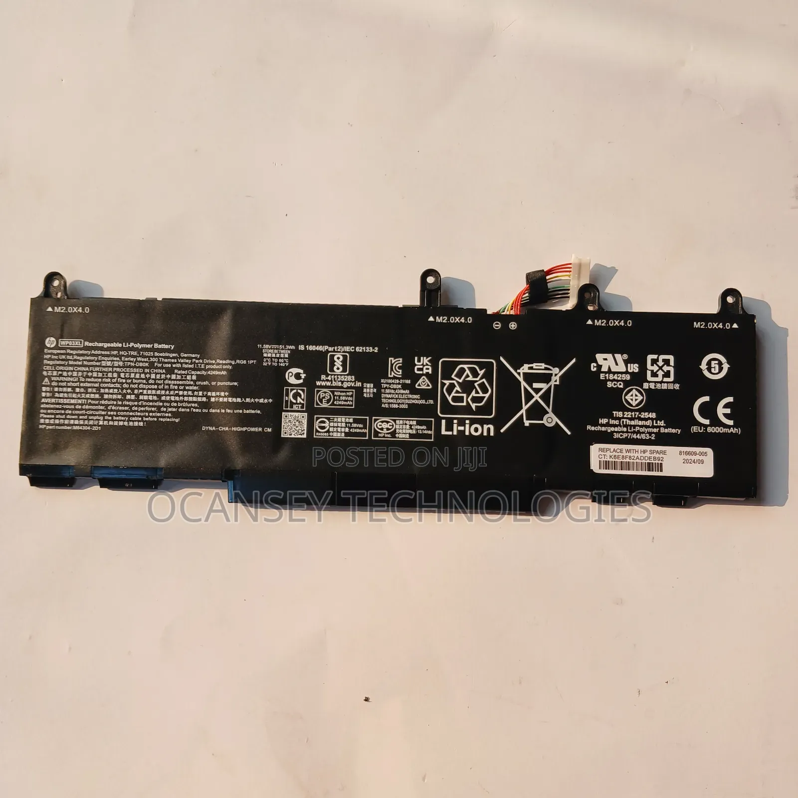 Original HP WP03XL Battery for Elitebook 830 835 840 845 860