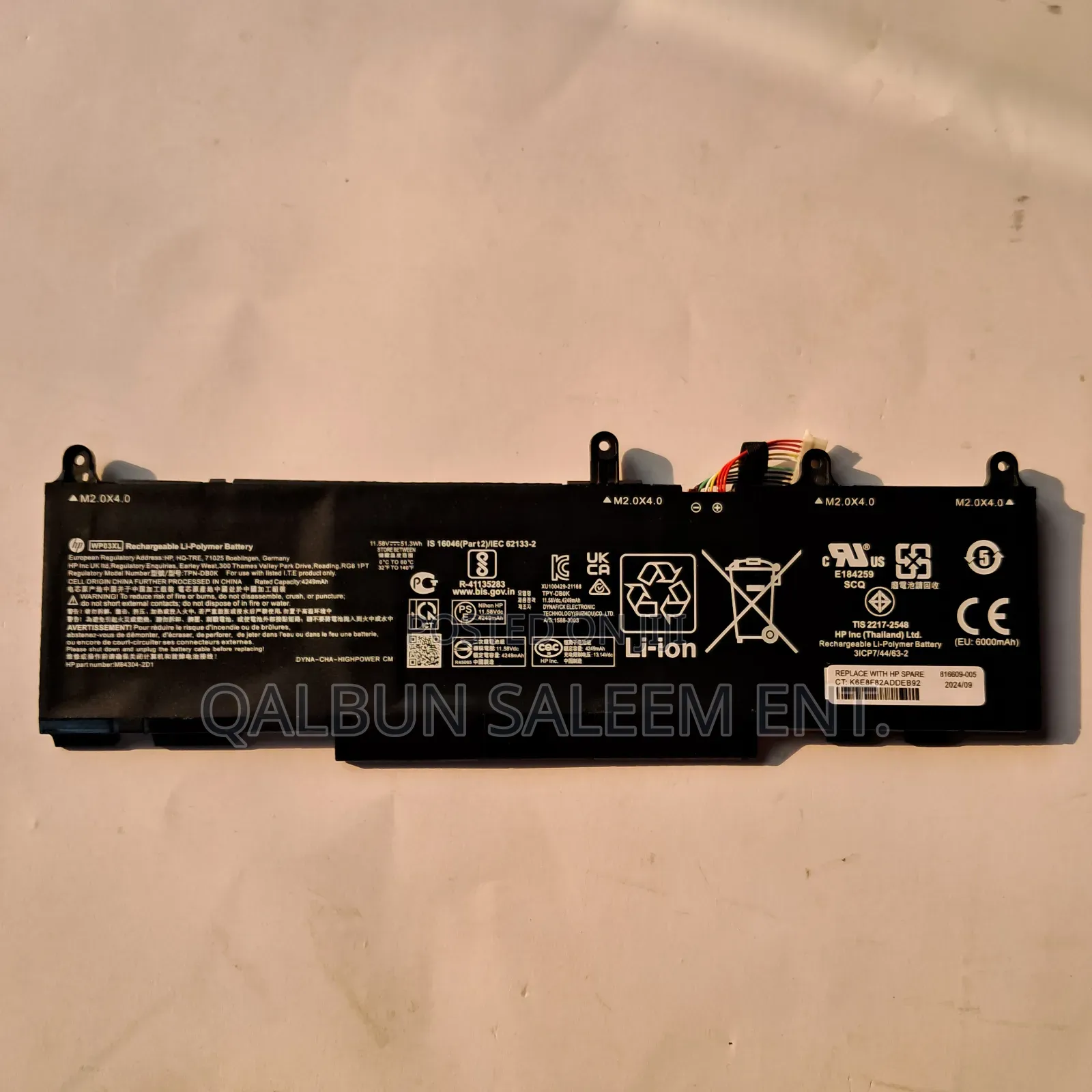 HP Wp03xl Elitebook 830 840 845 865 G9 G10 X360 1040 G9 G10