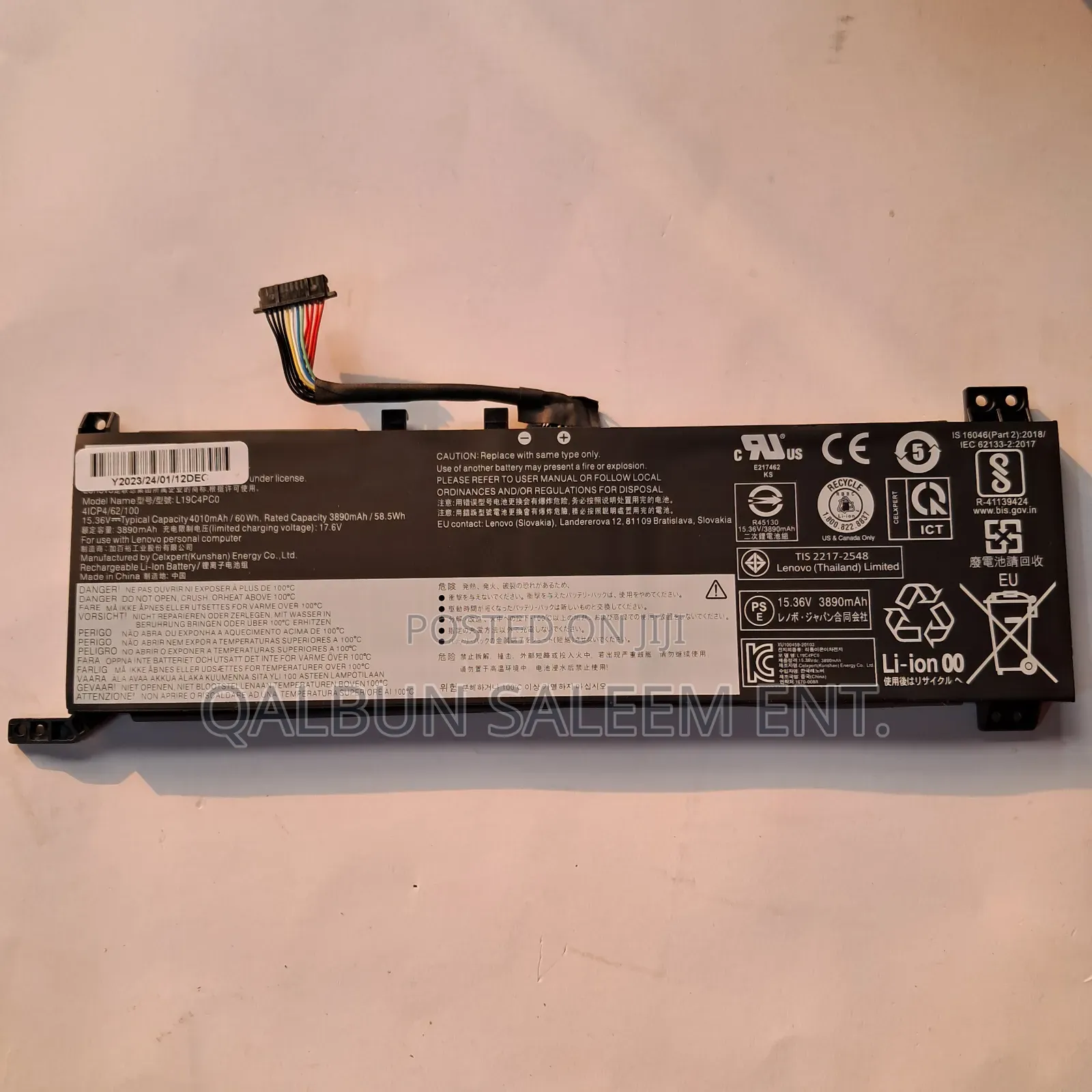 Lenovo L19C4PC0 Legion 5-15imh05 5-15arh05 Series Battery